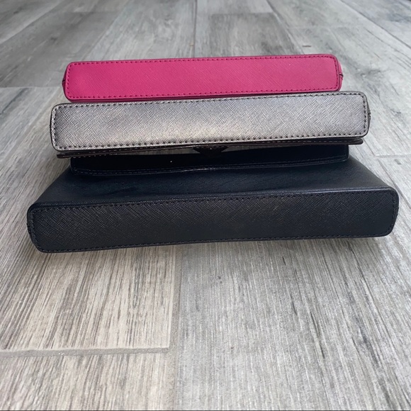 🖤💕KATE SPADE clutch in metallic black. EUC 💕🖤 - Picture 8 of 13